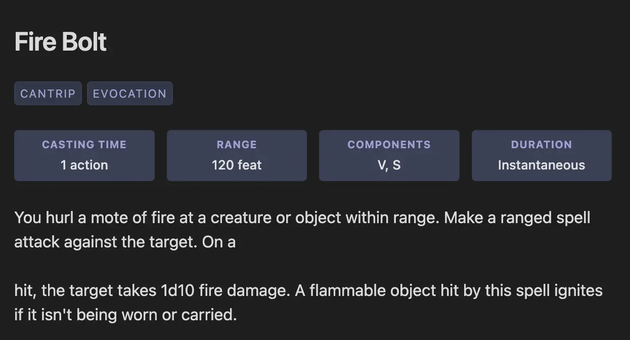 Rendered Example